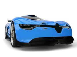 magnifique riches bleu concept des sports voiture - fermer coup photo