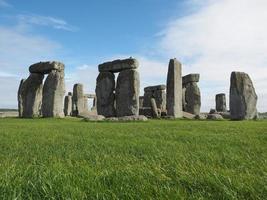 monument de stonehenge à amesbury photo