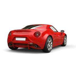 cornaline rouge sport concept voiture - queue vue photo
