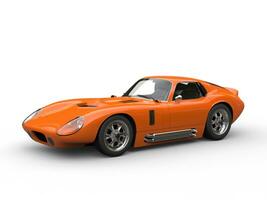 brillant Orange ancien des sports voiture - studio coup photo