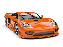 mandarine Orange moderne super des sports voiture photo