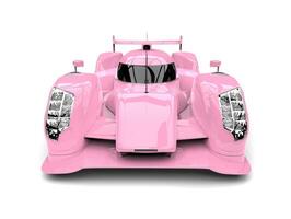 bonbons rose moderne super course voiture - de face vue fermer coup photo