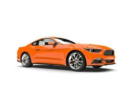 Orange moderne des sports muscle voiture photo