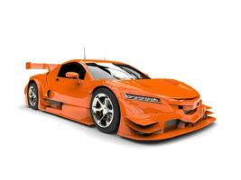 moderne Orange course des sports voiture photo