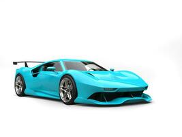 brillant cyan moderne super des sports voiture photo