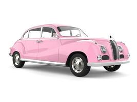 classique ancien luxe voiture dans bonbons jolie rose Couleur photo