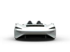 clair blanc moderne luxe des sports supercar - de face vue photo