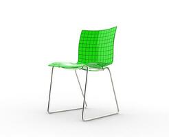 vert Plastique chaise photo