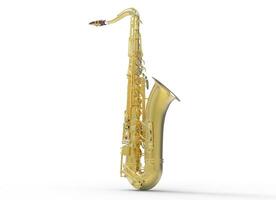 saxophone - isolé sur blanc Contexte photo