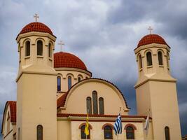 grec orthodoxe église dans Réthymnon, Crète. Grèce photo