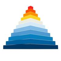 3d pyramide graphique photo