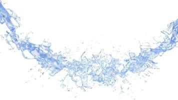 cambre de nettoyer bleu diffusion l'eau photo