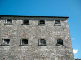vieux celtique Château la tour des murs, Liège ville prison prison dans Irlande. forteresse, citadelle Contexte photo