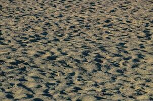 une plage de sable photo