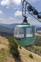 Téléphérique bleu à Monarque Pass au Colorado photo