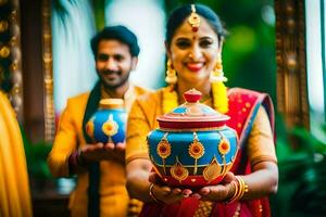 Indien mariage la photographie dans Bangalore. généré par ai photo