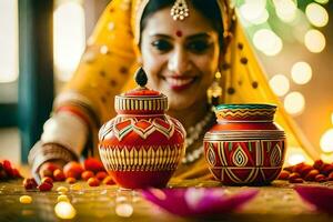 Indien mariage la photographie dans Bangalore. généré par ai photo