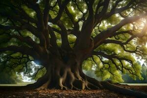 le arbre de vie, par James Gordon. généré par ai photo