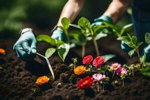 jardinage conseils pour débutants. généré par ai photo