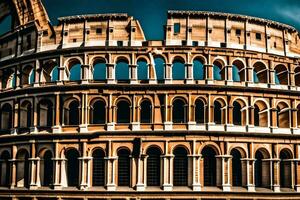 le colisée dans Rome, Italie. généré par ai photo