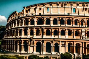 le colisée dans Rome, Italie. généré par ai photo