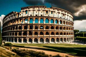 le colisée dans Rome, Italie. généré par ai photo