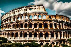 le colisée dans Rome, Italie. généré par ai photo