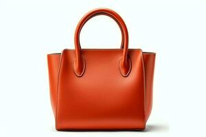 magnifique élégance et luxe mode femmes Sac à main ou bourse. une charme femelle cuir main fabriqué sac concept par ai généré photo