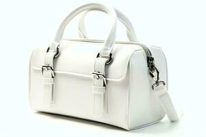 magnifique élégance et luxe mode femmes Sac à main ou bourse. une charme femelle cuir main fabriqué sac concept par ai généré photo