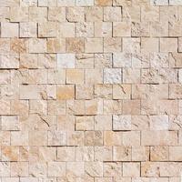 texture de mur de pierre de carreaux blancs. photo