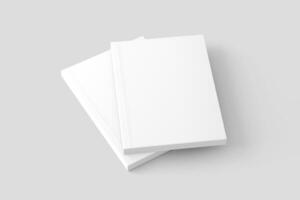 couverture souple livre couverture blanc Vide 3d le rendu maquette photo