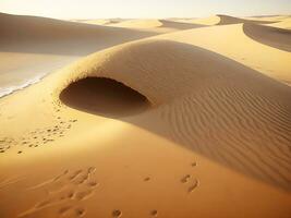 granuleux sable, ai généré photo