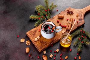 vin chaud pour l'hiver et noël photo