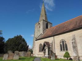 L'église st mary magdalene à tanworth en arden photo