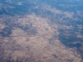 vue aérienne de la sardaigne