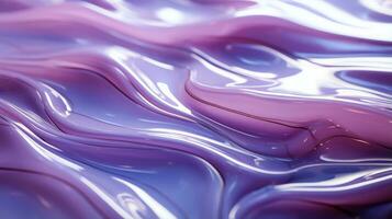 un éthéré tourbillon de lilas liquide captive le téléspectateur, inspirant une sentiment de mystère et abstrait beauté, ai génératif photo