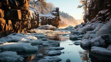 le beauté de la nature ai génératif photo