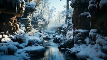 le beauté de la nature ai génératif photo