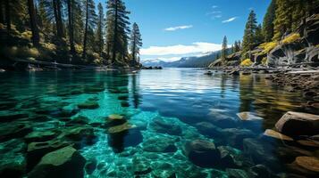 le beauté de la nature ai génératif photo