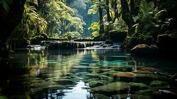 le beauté de la nature ai génératif photo