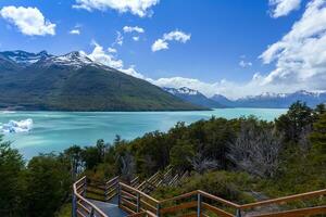 Argentine, patagonie, el chauffer périto plus non glacier dans glaciers nationale parc los glaciaires photo