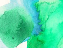 aquarelle abstrait vert tache photo