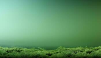 une vert mur avec une blanc Contexte ai généré photo