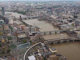 vue aérienne de londres photo