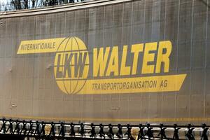 lkw Walter. récipient expédition. global cargaison et transport. international transport. photo