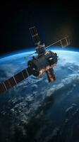 astronomie satellites observer Terre à nuit de espace photo