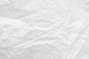 fond de texture de papier recyclé froissé et froissé blanc abstrait photo