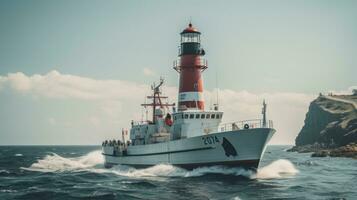 militaire doublure à mer avec des hélicoptères et navires de guerre photo