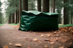 pratique et spacieux arbre espace de rangement sac pour facile organisation. ai généré. photo