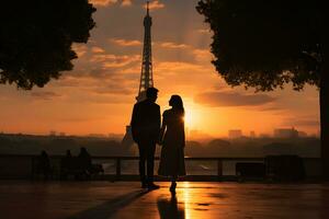 célébrer La Saint-Valentin félicité avec interminable romance, joie, et affection. ai génératif photo